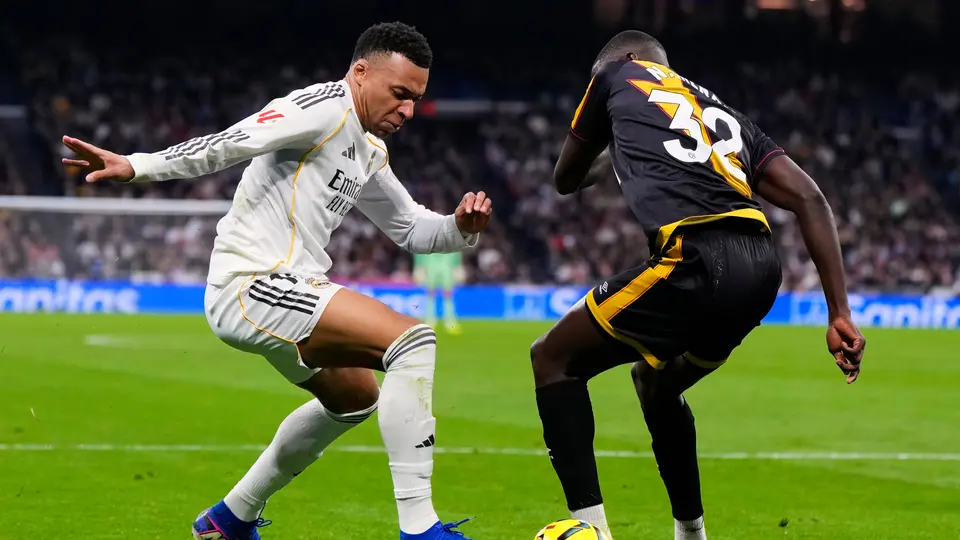 Real Madrid venció al Vallecano en los últimos minutos | AP
