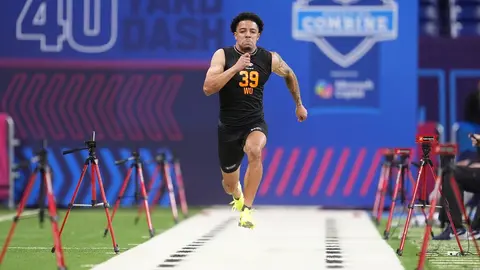 Brenen Thompson fue el más rápido del Combine | AP