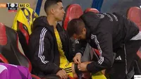 ¿Mundial en riesgo? Cristiano Ronaldo sale de cambio con Al Nassr y recibe atención en el banquillo