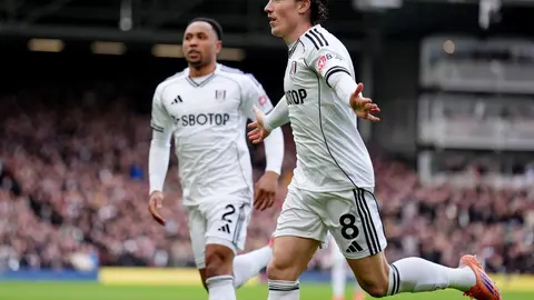 Harry Wilson celebra gol del Fulham | AP