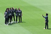 Jugadoras de la Selección de Irán previo a la Copa Asiática Femenina | AP