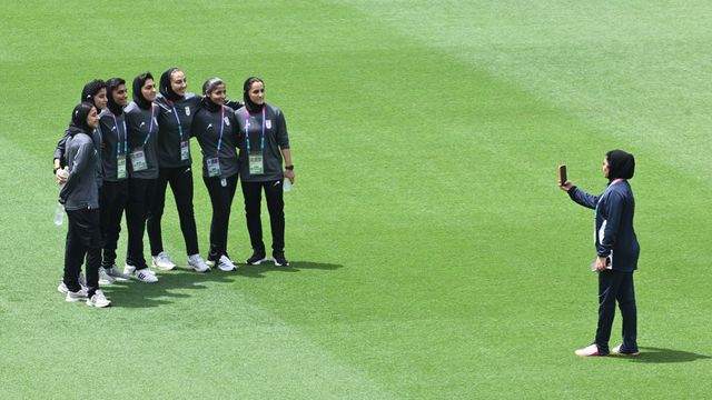Jugadoras de la Selección de Irán previo a la Copa Asiática Femenina | AP