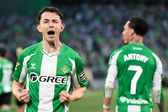 Fidalgo celebra su primer gol como jugador de Betis en LaLiga | AFP