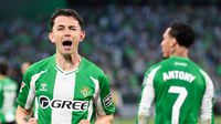 Fidalgo celebra su primer gol como jugador de Betis en LaLiga | AFP