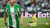 Fidalgo en celebración de su primer gol con Betis | AFP