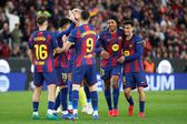 Jugadores de Barcelona en celebración de gol | AP