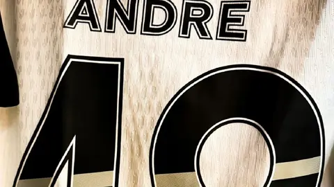 Jersey de André con Corinthians I @Corinthians