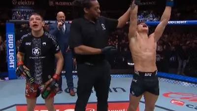 Famosos brillan en UFC Fight Night en la Arena CDMX