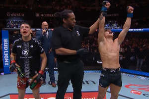 Famosos brillan en UFC Fight Night en la Arena CDMX