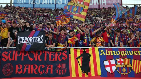 Barcelona y sus fanáticos sueña con la remontada ante Atlético | AFP