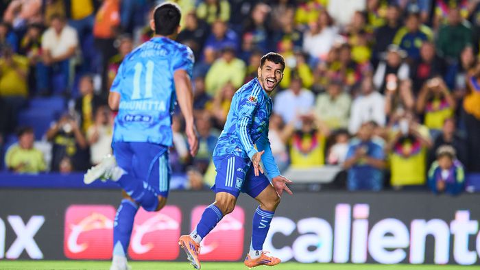 Brunetta y Correa celebran el gol ante América | MEXSPORT