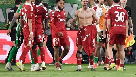 Isaac Romero festeja el gol del empate contra Betis | AFP