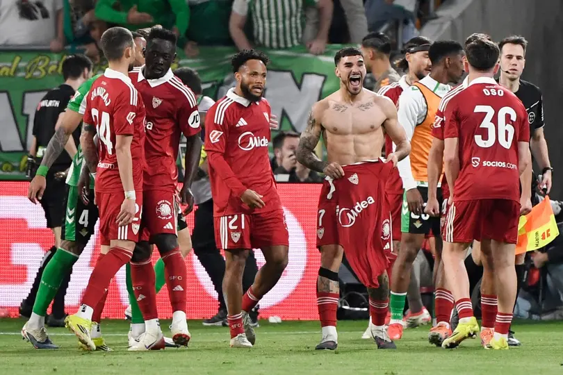 Isaac Romero festeja el gol del empate contra Betis | AFP