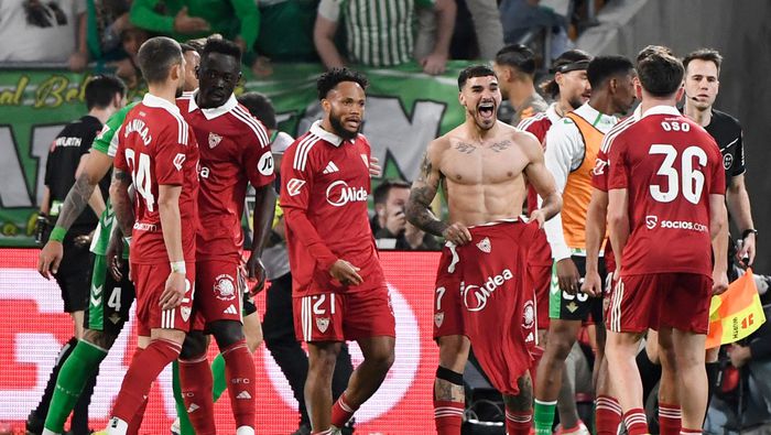 Isaac Romero festeja el gol del empate contra Betis | AFP