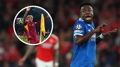 Baile de Vinicius le da la vuelta al mundo y jugadores imitan su festejo