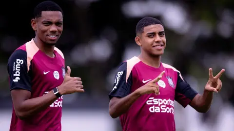 André en entrenamiento con Corinthians I @Corinthians