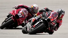 Maverick Vinales y Pedro Acosta en el Gran Premio de Americas en Moto GP en 2024 | AP