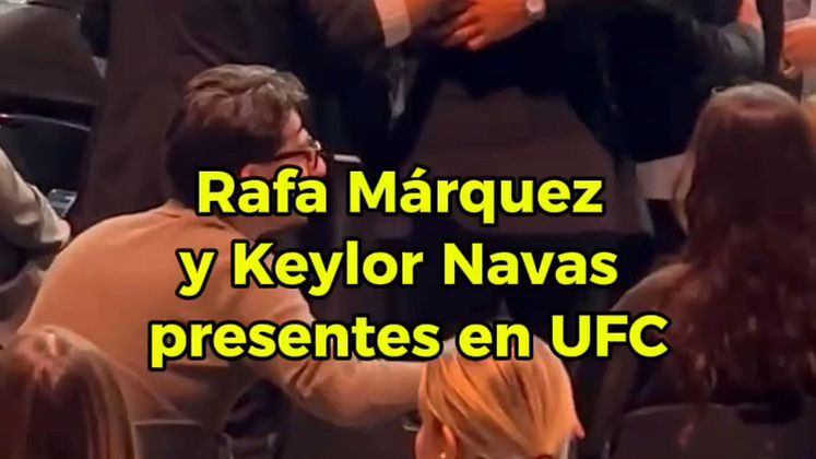 LEYENDAS DE CONCACAF Keylor Navas Y Rafa Márquez Presentes En La Función De UFC México.