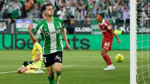 Álvaro Fidalgo y su primer gol en LaLiga | AFP