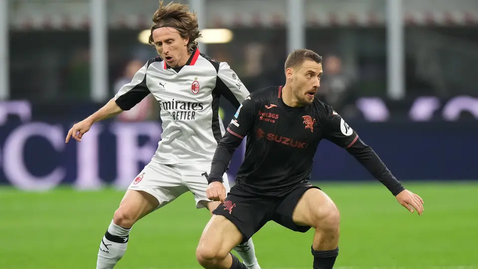Luka Modric durante un partido de Serie A l AP