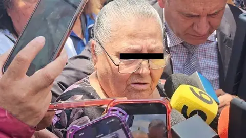 Doña Carlota agradeció el apoyo que le han brindado desde su reclusión/X: @HalconOnce
