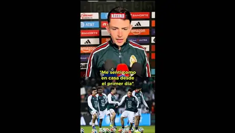 La reacción de FIDALGO luego de su primera convocatoria a la Selección Mexicana