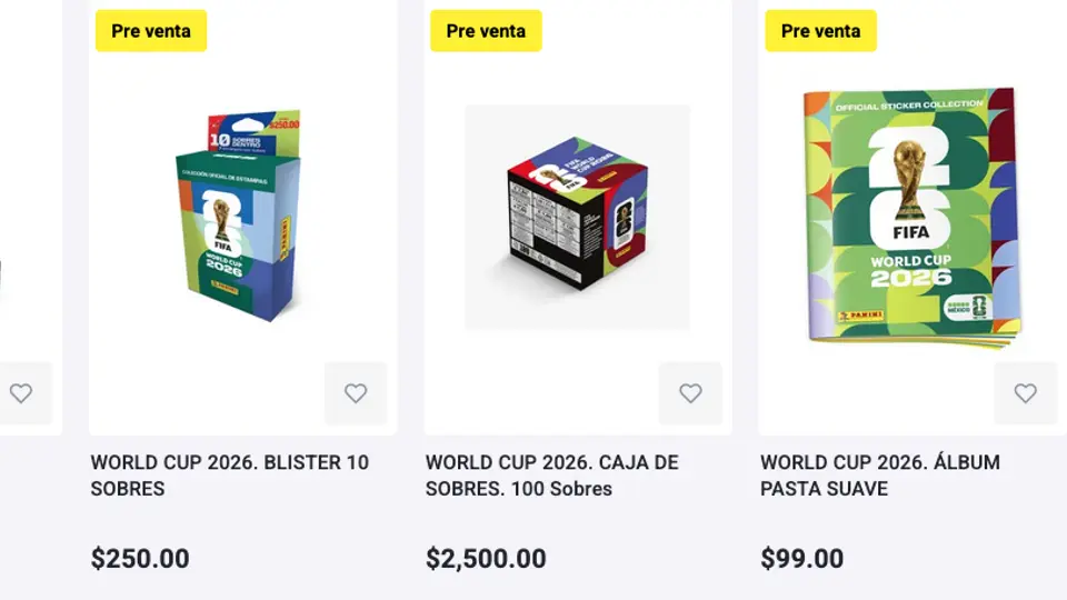 Los costos dependerán de los paquetes que desees comprar con álbum y caja de sobres / Redes Sociales