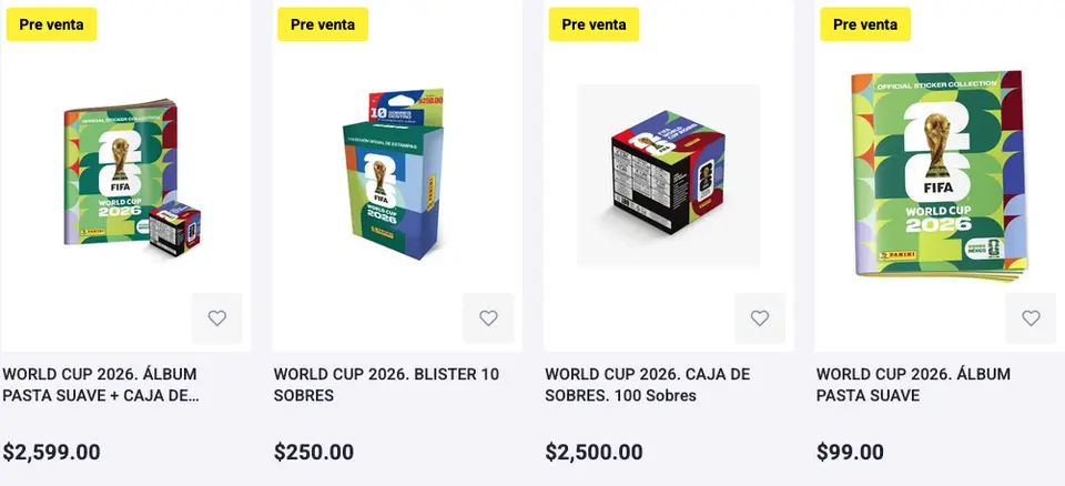 Los costos dependerán de los paquetes que desees comprar con álbum y caja de sobres / Redes Sociales