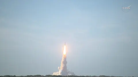 El lanzamiento se realizó a las 16:35 hora local, cuando la nave Orión partió con cuatro astronautas a bordo / Especial