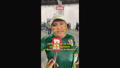 El Aficionado Que Se Regresará A Su País Si Bolivia Clasifica Al Mundial