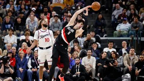 Trail Blazers en un partido l AP