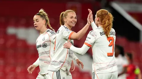 Jugadoras del Bayern Munich l AP