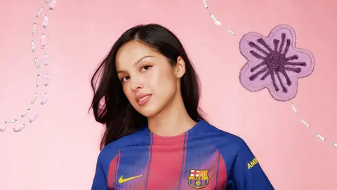 Olivia Rodrigo con la camiseta especial del Barça l Instagram @fcbarcelona