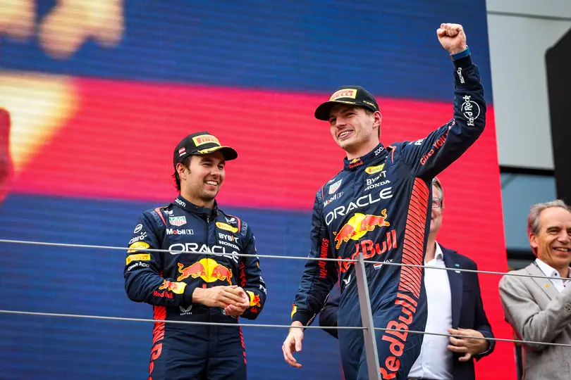 Sergio Pérez y Max Verstappen | MEXSPORT