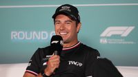 Checo Pérez en conferencia de prensa en el Gran Premio de Miami | AP