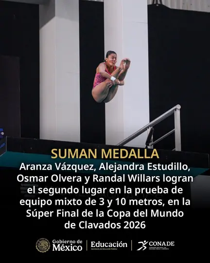 Mexicana en la Copa del Mundo de Clavados 2026 l X:conadeoficial