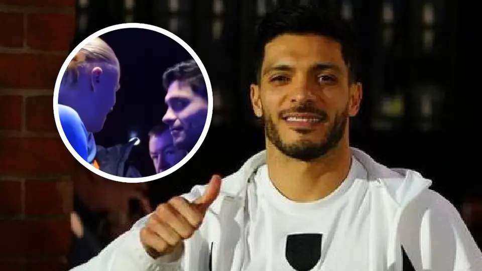 Raúl Jiménez y Haaland protagonizan el momento más romántico del futbol