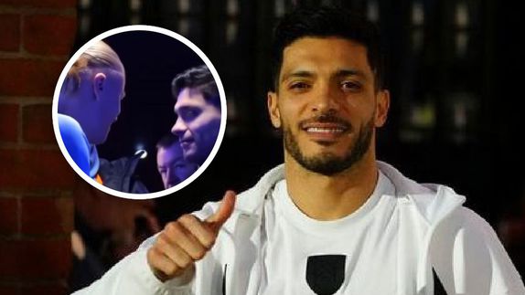 Raúl Jiménez y Haaland protagonizan el momento más romántico del futbol