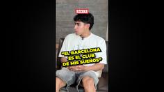 "El Barcelona es el club de mis sueños": Elías Montiel se confiesa con RÉCORD