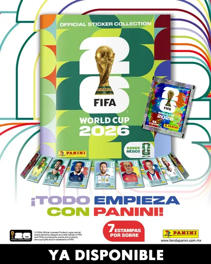 El Álbum de las estampas de la Copa del Mundo 2026 l X:PaniniSportMx