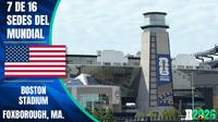 Estadios y sedes mundialistas: Gillette Stadium (Boston)
