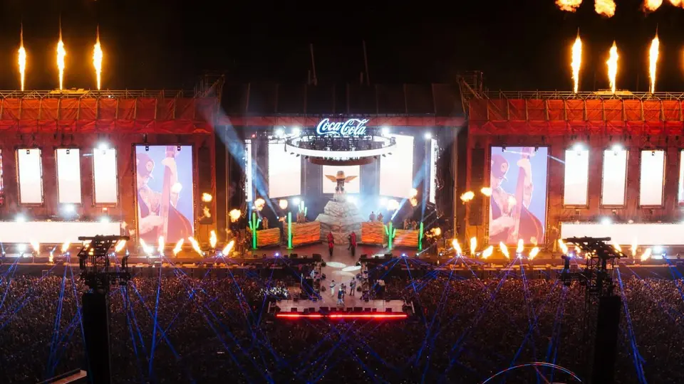 El Coca-Cola Flow Fest 2026 reveló una alineación encabezada por algunas de las figuras más populares de la música latina actual./ GB: Coca Cola Flow