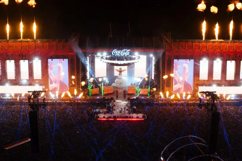 El Coca-Cola Flow Fest 2026 reveló una alineación encabezada por algunas de las figuras más populares de la música latina actual./ GB: Coca Cola Flow