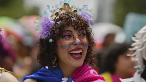 El Ángel de la Independencia será nuevamente el punto de partida de la Marcha del Orgullo LGBT+ 2026./ AP