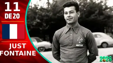Leyendas mundialistas: Just Fontaine, el goleador insuperable de la Copa del Mundo
