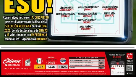 Portada RÉCORD 1 de junio de 2026