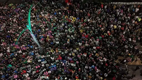 Festejos por triunfo de México en el Mundial dejan cuatro muertos en el Ángel de la Independiencia / @SSaludCdMx
