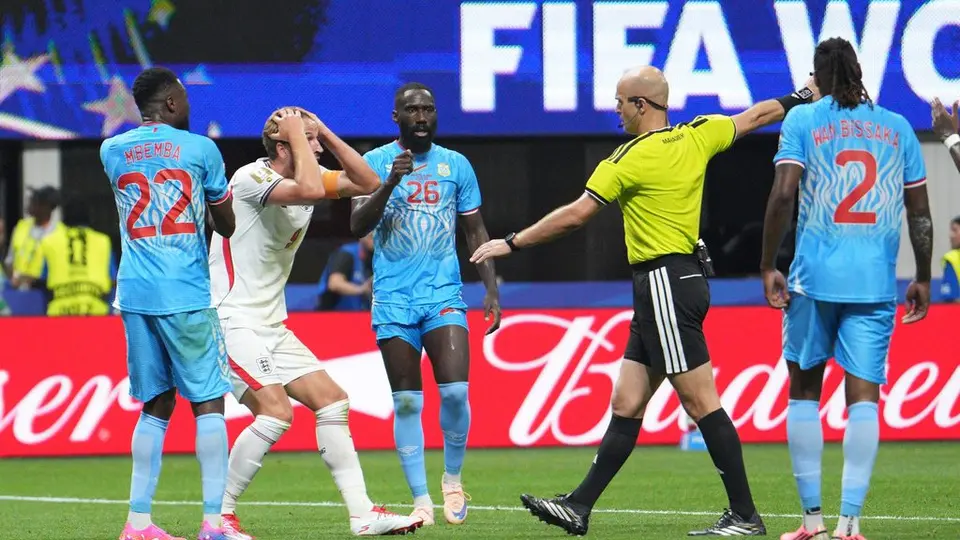 Harry Kane en el partido de Inglaterra contra República Democrática del Congo | AP