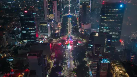 Festejos en el Ángel de la Independencia dejan varias personas fallecidas / @SSaludCdMx