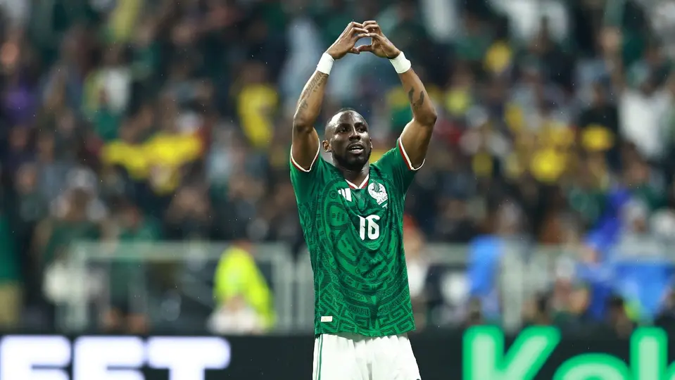 Julián Quiñones celebrando su gol ante Ecuador | MEXSPORT